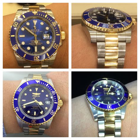 invicta vs rolex submariner.